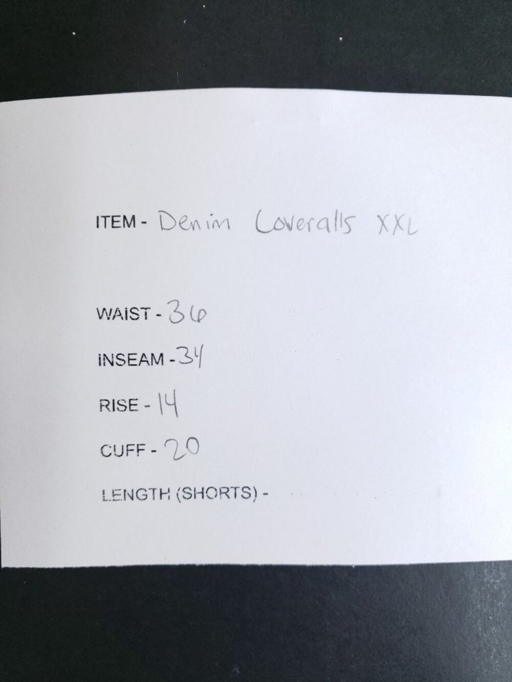 Womens XXL Dark Denim Coveralls Stretch Cotton Blend Long Sleeve Button Front - Picture 9 of 10